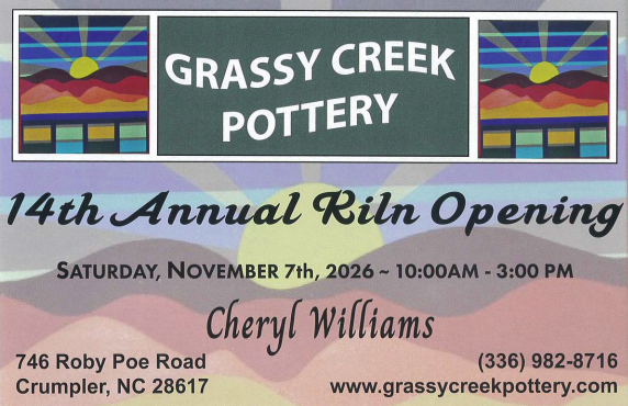 14th Annual Kiln Opening in Ashe County Chamber of Commerce