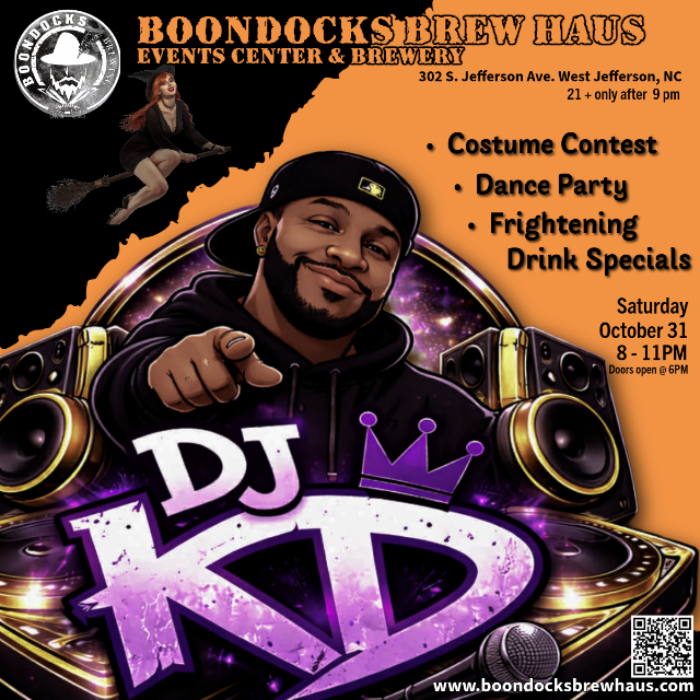 DJ KD - Halloween Bash in Ashe County Chamber of Commerce